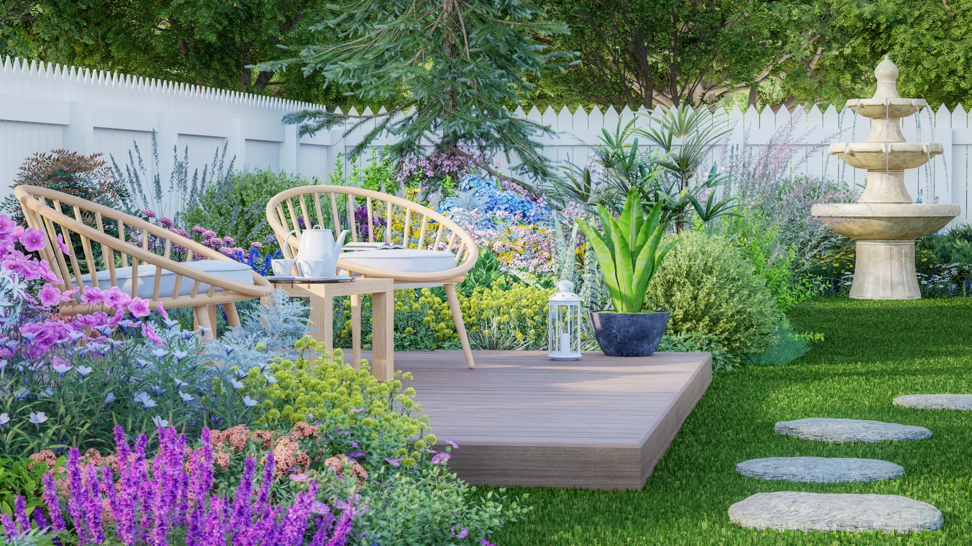 Professional Garden Makeover Example